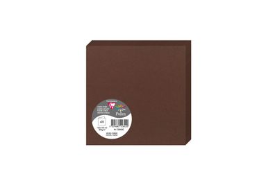 Clairefontaine Doppelkarte Pollen 135x135 schoko