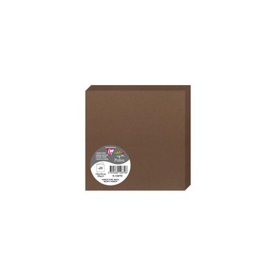 Clairefontaine Doppelkarte Pollen 135x135 braun