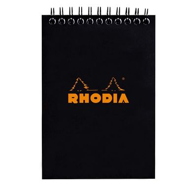 Rhodia Notizblock A6 Doppel kar 80Bl schw