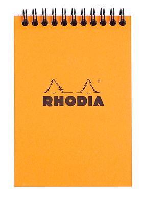 Rhodia Notizblock A6 Doppel kar 80Bl ora