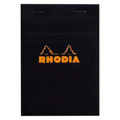 Rhodia Notizblock Rhodia A6 geh kar 80Bl sw