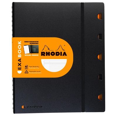 Rhodia Exabook A4 kariert integr Bind 80Bl