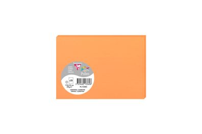 Clairefontaine Karte C6 Pollen 210g Clementine