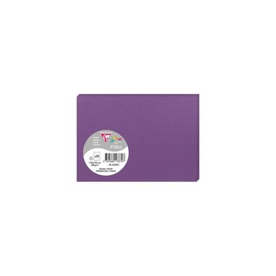 Clairefontaine Karte C6 Pollen 210g Violett