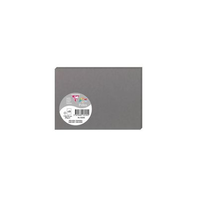 Clairefontaine Karte C6 Pollen 210g Dunkelgrau