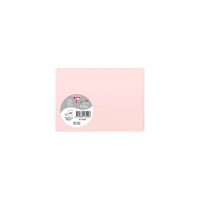 Clairefontaine Karte C6 Pollen 210g Rosa