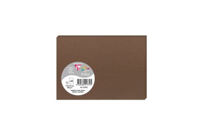 Clairefontaine Karte C6 Pollen 210g Braun
