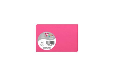 Clairefontaine Karte Pollen 82x128 210g fuchsia
