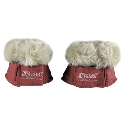 EQuest Hufglocke Melange speziell für Mini-Shettys, 2er Set - Bordeaux