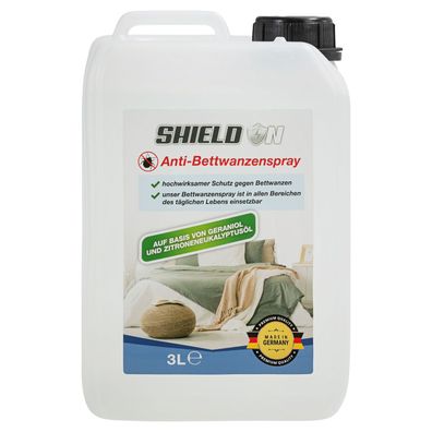 ShieldOn Anti-Bettwanzenspray 3 Liter Nachfüllkanister - hochwirksamer Schutz