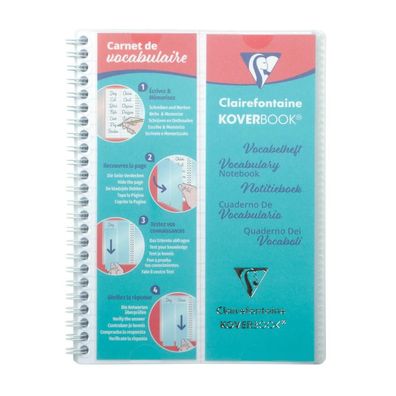 Clairefontaine Koverbook A5 Vok trans lin 1 MS 50Bl