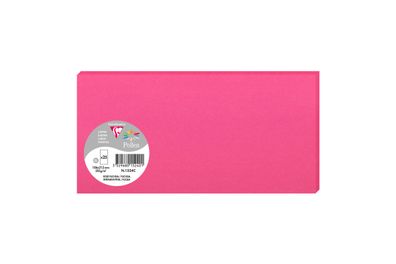 Clairefontaine Karte DL Pollen 210g fuchsia