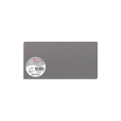 Clairefontaine Karte DL Pollen 210g Dunkelgrau