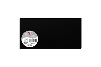 Clairefontaine Karte DL Pollen 210g schwarz