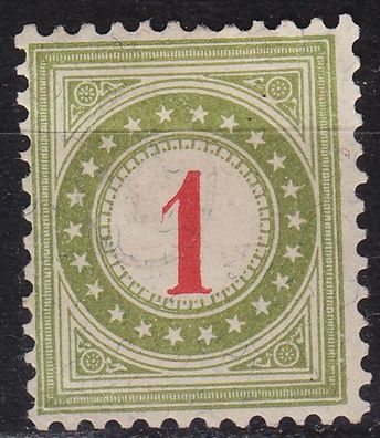 Schweiz Switzerland [Porto] MiNr 0015 II B Y N ( * /mh ) [01]