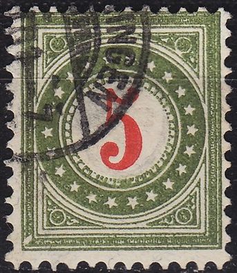 Schweiz Switzerland [Porto] MiNr 0017 II B Y N ( O/used ) [04] dunkeloliv
