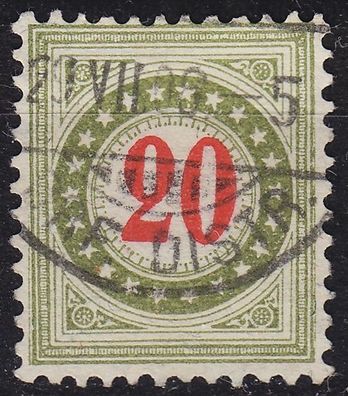 Schweiz Switzerland [Porto] MiNr 0019 II B Y K ( O/used ) [03]