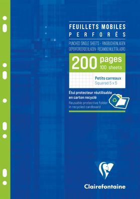 Clairefontaine Ringbucheinlagen A4 kar 100 Bl