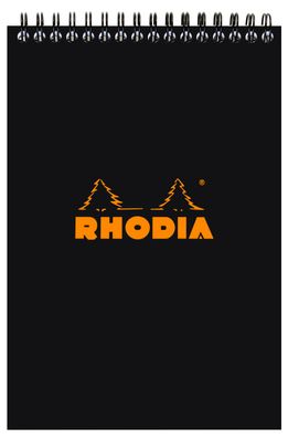 Rhodia Notizblock A5 Doppel kar 80Bl schw