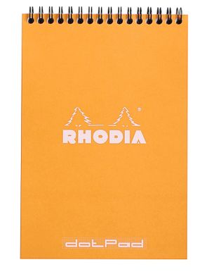 Rhodia Notizblock A5 Doppel dot 80Bl ora