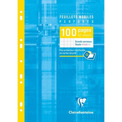 Clairefontaine Ringbucheinlagen A4 F-Lin 50Bl