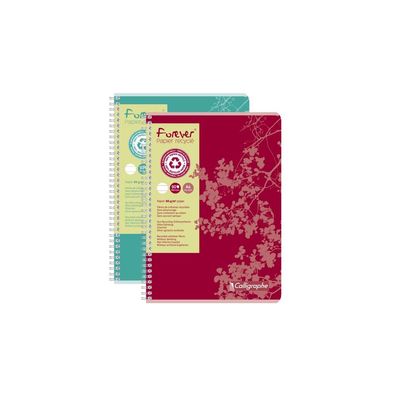 Clairefontaine Spiralheft A4 90 Bl lin Forever