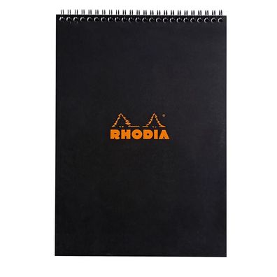 Rhodia Notizblock A4 Doppel kar 80Bl schw