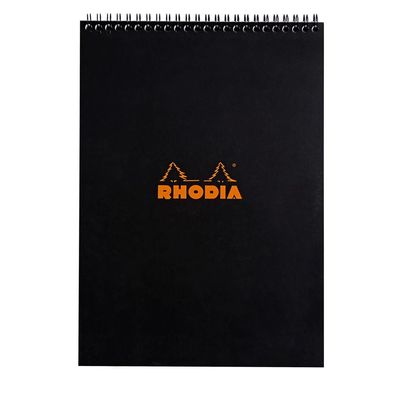 Rhodia Notizblock A4 Doppel lin 80Bl schw