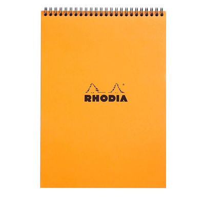 Rhodia Notizblock A4 Doppel lin 80Bl orange