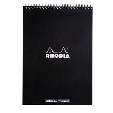 Rhodia Notizblock A4 Doppel dot 80Bl schw