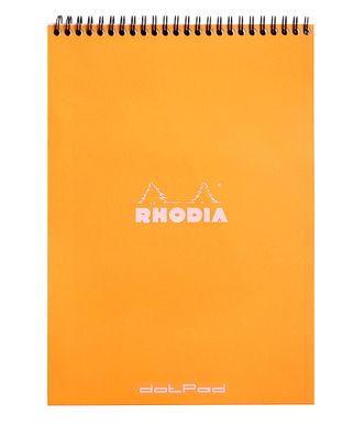 Rhodia Notizblock A4 Doppel dot 80Bl ora