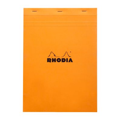 RHODIA Notizblock No. 18, DIN A4, k ariert, orange (8017034)