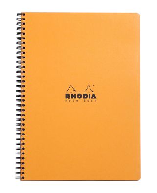 Rhodia Notebook A4+ lin mRd 80Bl orange