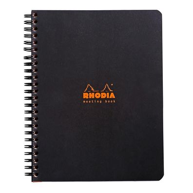 Rhodia MeetingBook m Spir 16x21 80Bl sw
