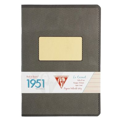Clairefontaine 1951 Heft A5 48Bl liniert sw