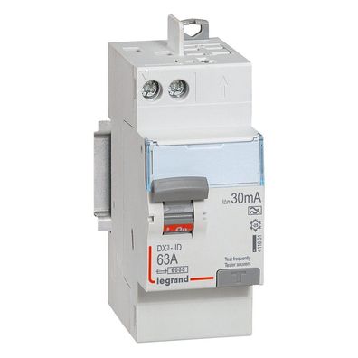 Legrand 411651 FI-Schutzschalter 2-polig 63A Typ A 30mA 230V 2TE