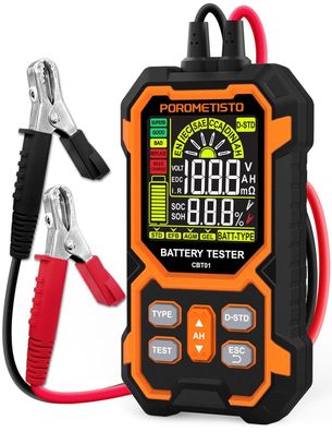 Porometisto CBT01 Batterietester 12V 24V 50 bis 1999 CCA