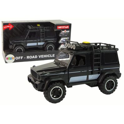 Leantoys Geländewagen 1:14 Friction Drive Schwarz