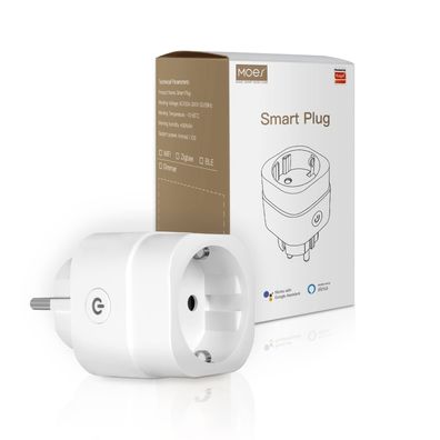 MOES Smart Dimmer Steckdose WLAN 2,4 GHz fér dimmbare Lampen