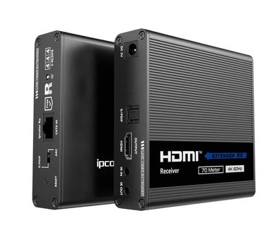 PremiumCord 4K HDMI Extender 70 m éber Cat6 Cat6A Cat7 mit IR ARC