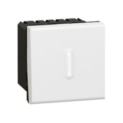 Legrand Kurzzeitschalter Mosaic 2 Module Weiß IP41 8A Kunststoff