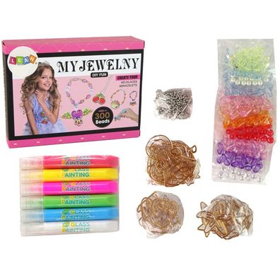 Leantoys DIY Schmuckherstellungsset Perlenstifte
