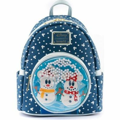 Loungefly Disney Schneemann Mickey Minnie Rucksack 26cm