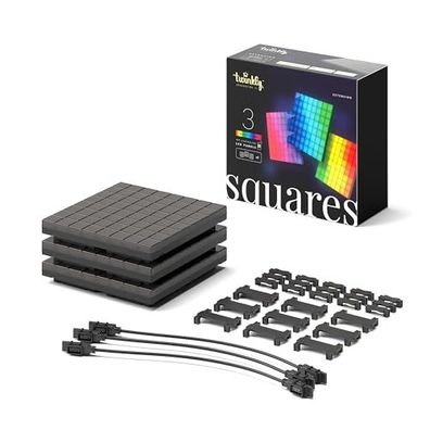 Twinkly Squares Erweiterungsset RGB LED Paneele 3 Erweiterungspaneele