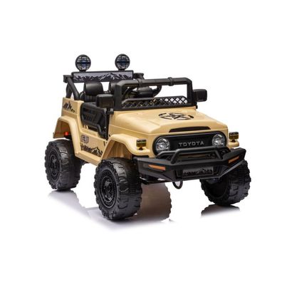 Lean Toys Elektro Kinderauto Toyota FJ Khaki 4x4 + FB+LED+Audio