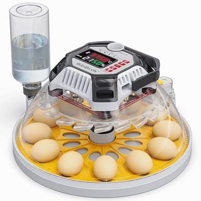 12-Eier Brutautomat Inkubator mit automatischer Eierwende Eierlicht
