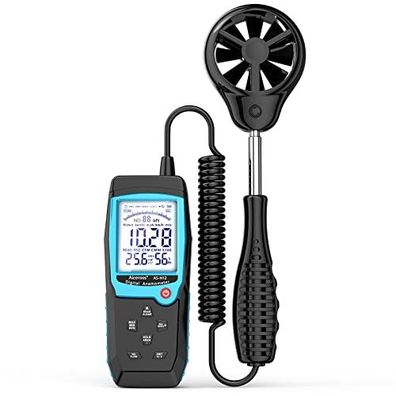 Aicevoos H12 Digitales Anemometer Handmessgerät mit ausziehbarem Sensor