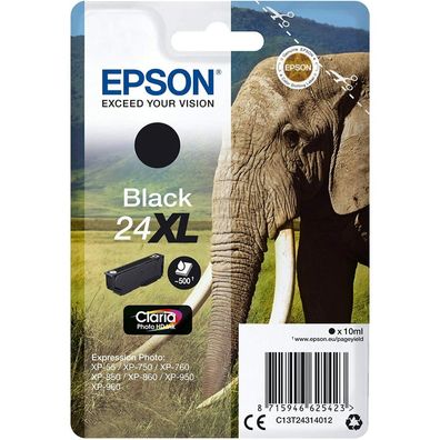 Epson Druckerpatrone Claria Photo HD 24XL (C13T24314012) schwarz