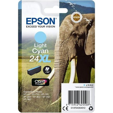 Epson Druckerpatrone Claria Photo HD 24XL (C13T24354012) fotocyan