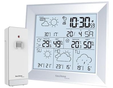Technoline WD2000 WLAN Internet-Wetterstation mit DirektWetter App